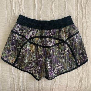 Lululemon Printed Running Shorts